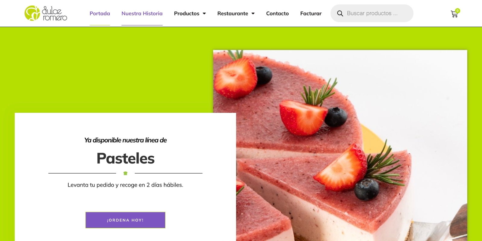Sitio web de Dulce Romero