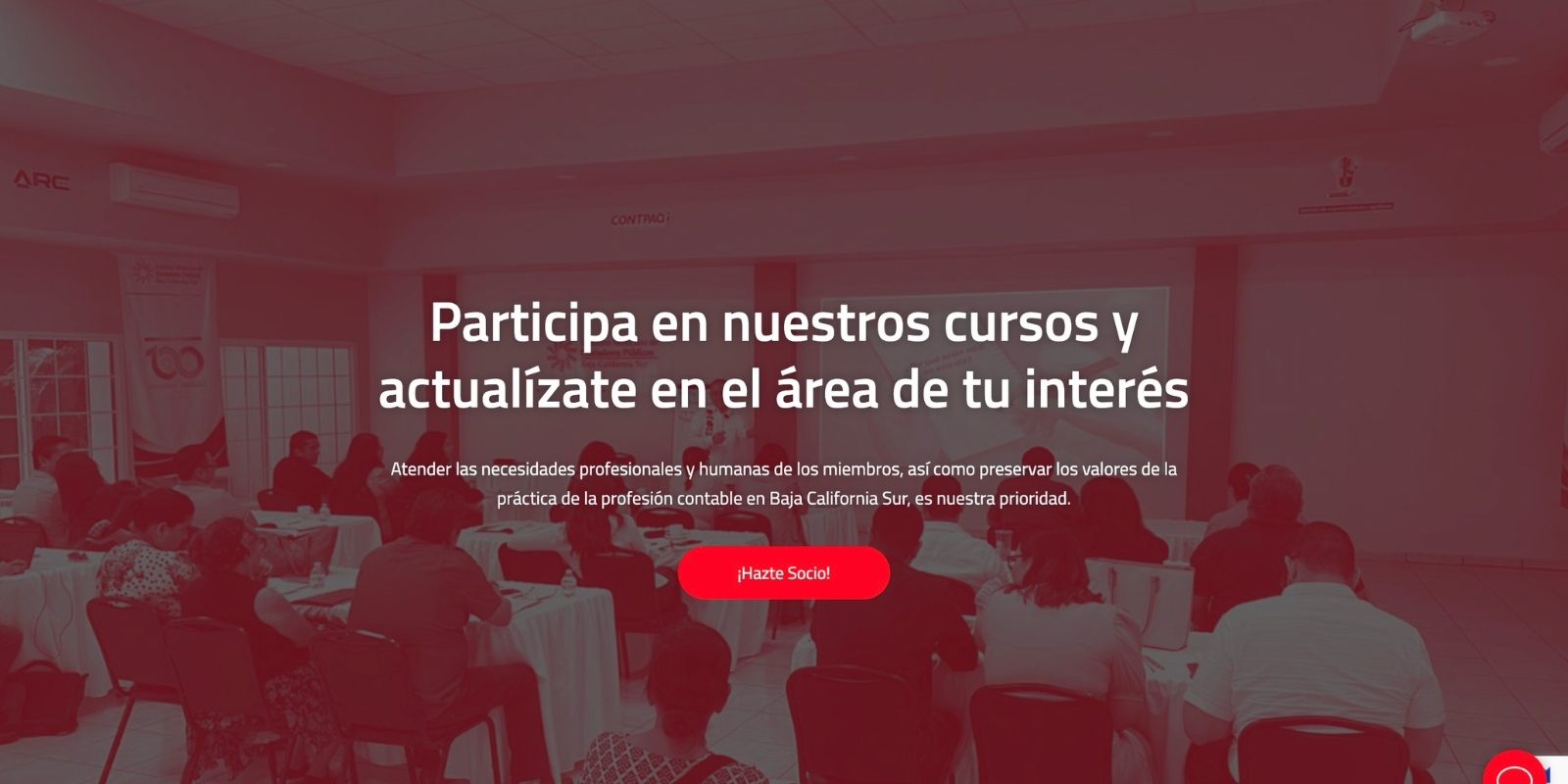 Sitio web de IMCPBCS