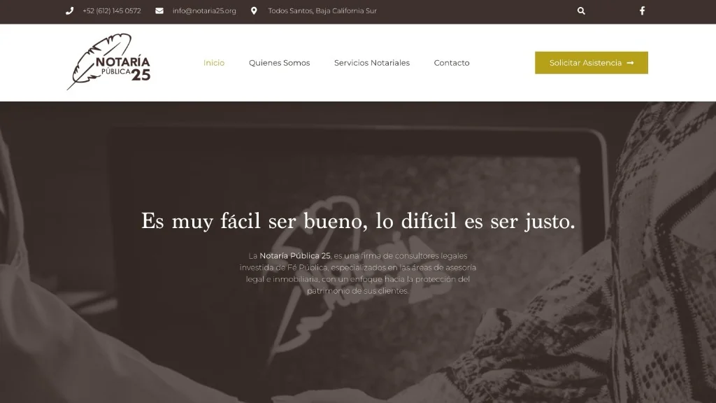 Notaría 25, cliente de LAPMEDIA en San José del Cabo